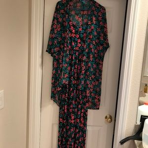 Chiffon Dress with matching wrap